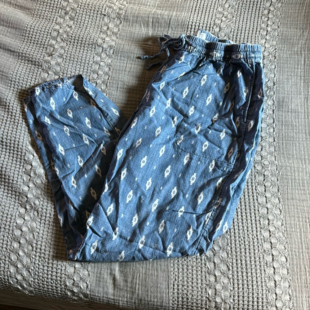 Linen-Blend Pants